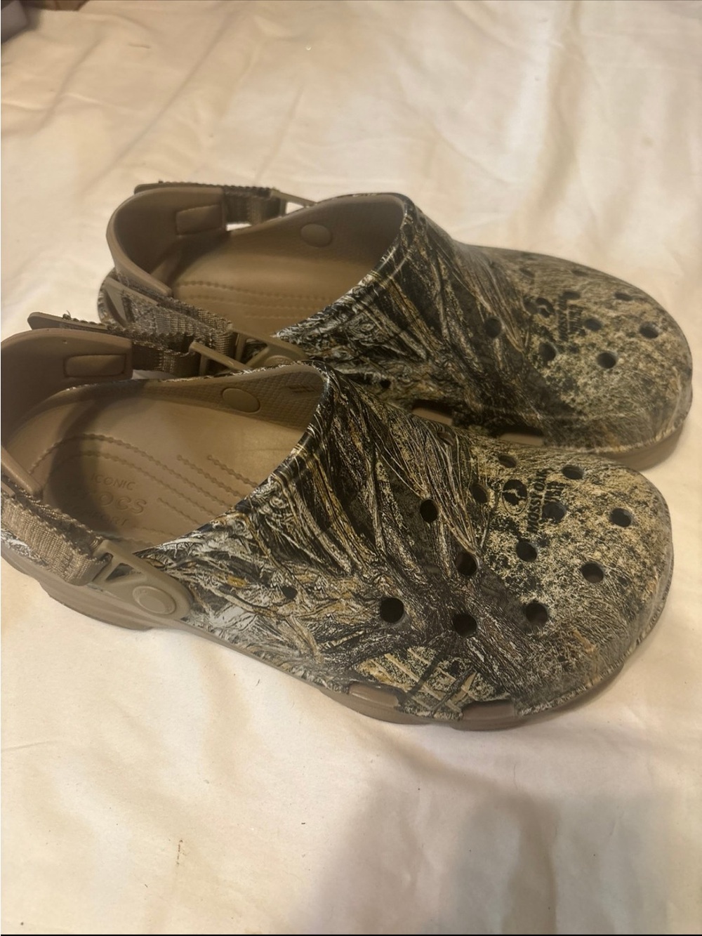 Slip-On Clog in Brown Camouflage